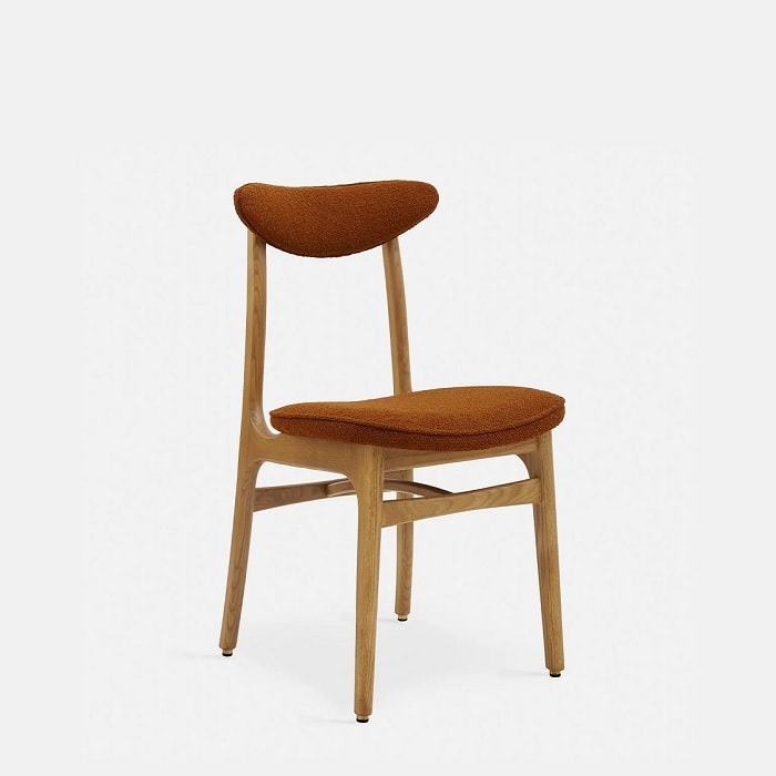 200-190 chaise Boucle Sierra Natural Wood - Image 2