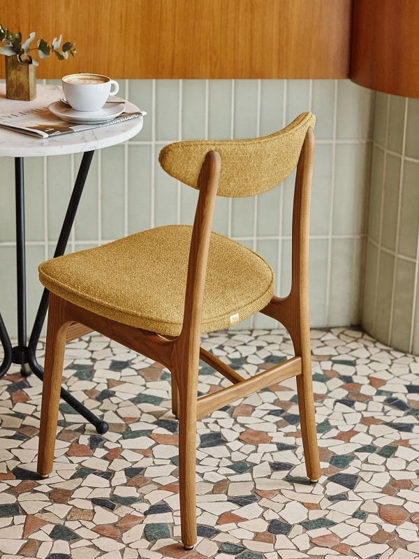 200-190 chaise Boucle Sierra Natural Wood - Image 5