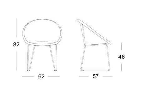 Chaise Joe ( piètement luge) - Image 10