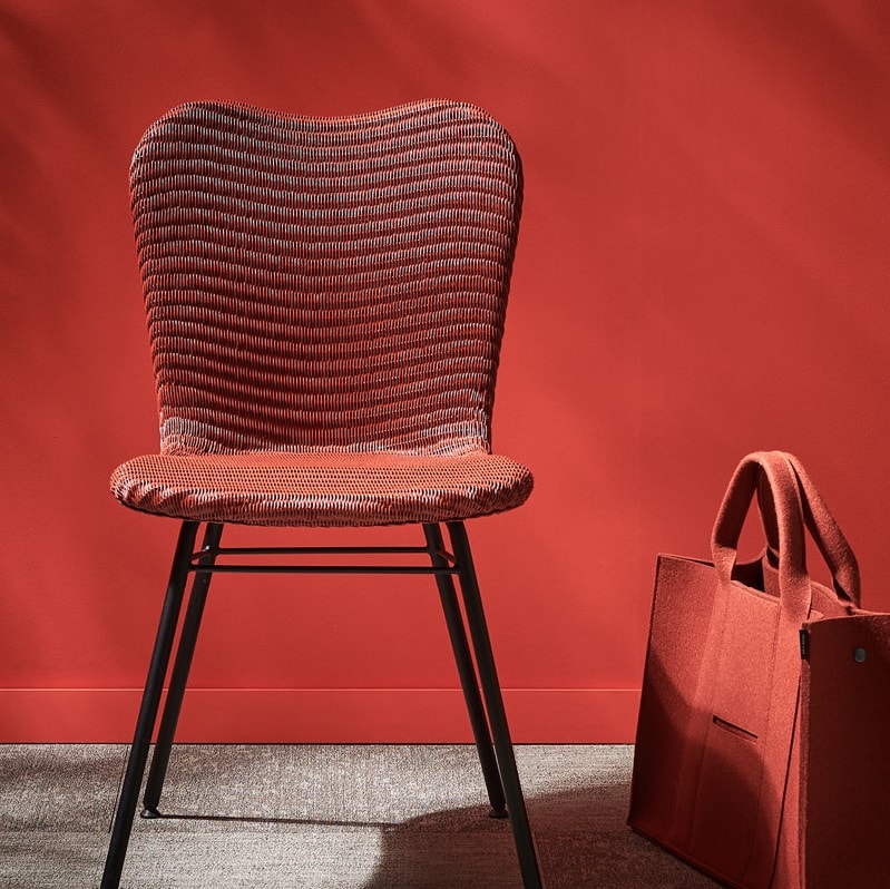 Chaise Lily pieds métal - Image 2