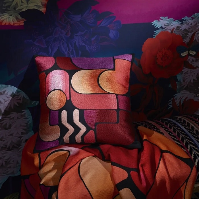 COUSSIN GRAPHE MAGENTA - Image 2