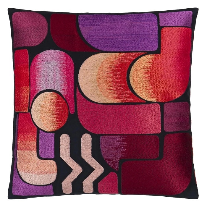 COUSSIN GRAPHE MAGENTA - Image 4