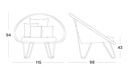 Fauteuil Joe lounge - Image 9