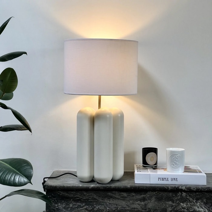 GRANDE LAMPE CHARLOTTE BLANC CRÈME - Image 3