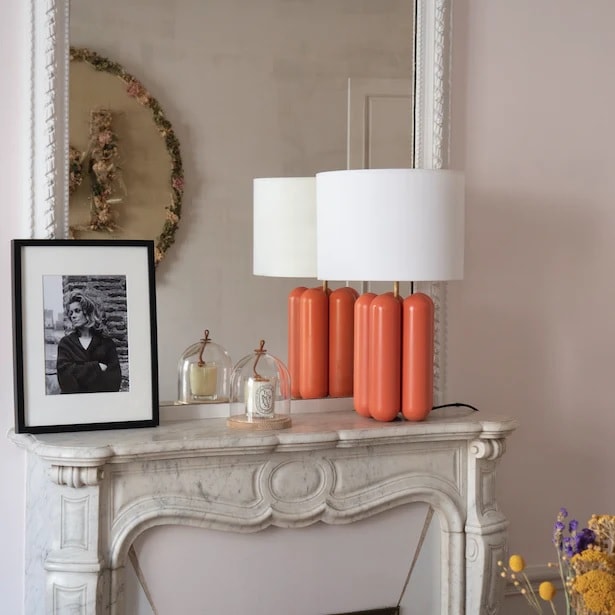 GRANDE LAMPE CHARLOTTE CORAIL - Image 4