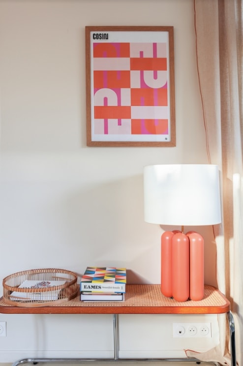 GRANDE LAMPE CHARLOTTE CORAIL - Image 5