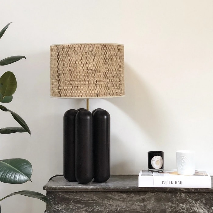 GRANDE LAMPE CHARLOTTE NOIR - Image 2