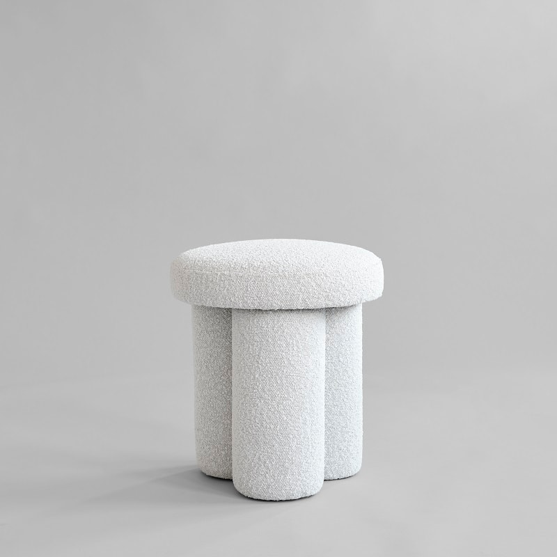 Pouf Big Foot Stool Bouclé - Image 9