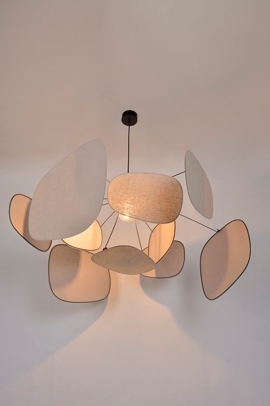 Suspension 70's Screen L Lin bouleau - Image 4
