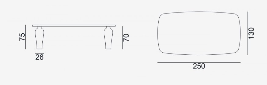 Table de Repas Moon 34 - Image 3