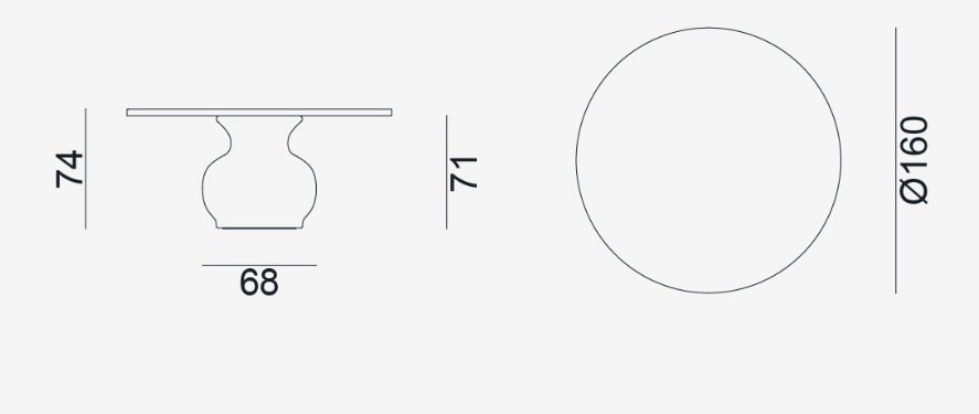 Table de Repas Moon 36 - Image 3
