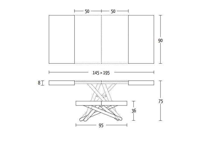 Table relevable Levante - Image 7