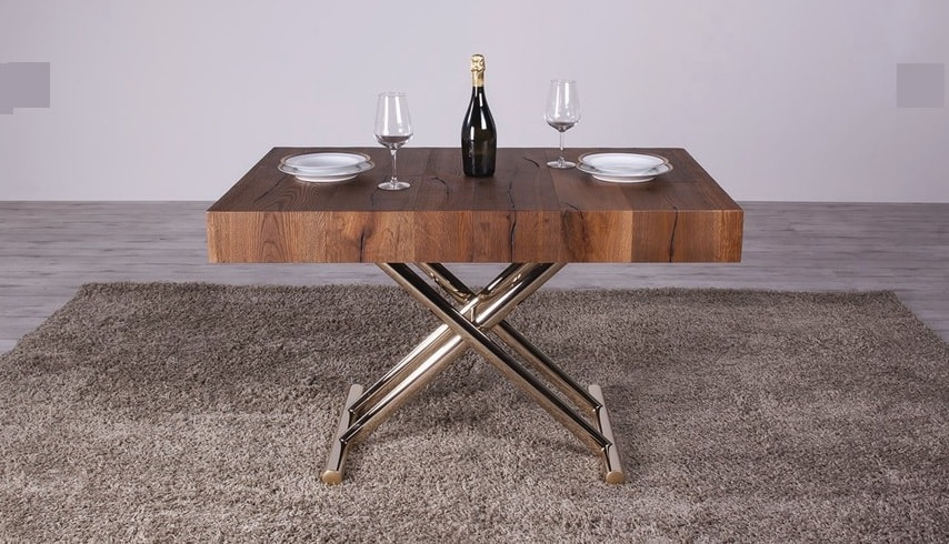 Table relevable Ulisse chêne massif - Image 3