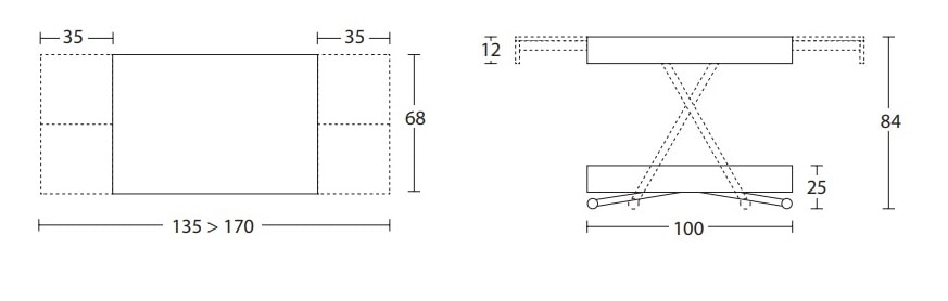 Table relevable UP1 Altacom - Image 3