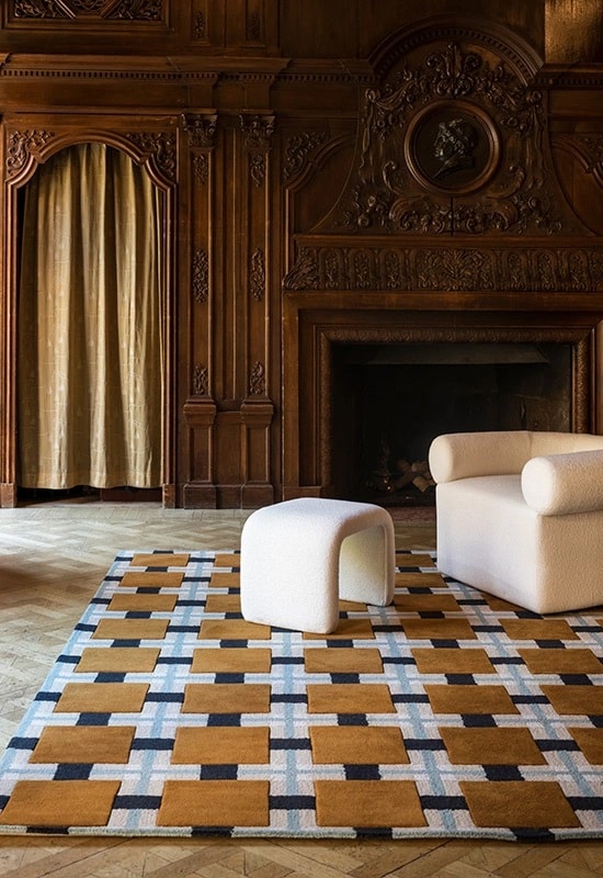 Tapis en laine Evelina kroon - Image 5