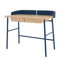 Bureau Victor Chêne / Bleu Mat