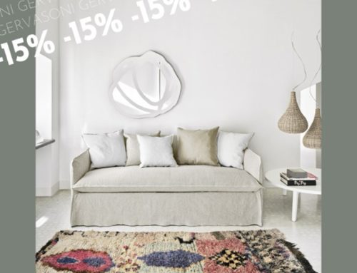 Promotion collection GERVASONI  -15% et  la 2em housse offerte
