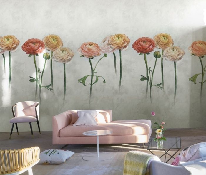 Papier Peint Designers-Guild TOURANGELLE SCENE PEONY – Image 6
