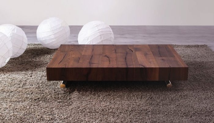 Table relevable Ulisse chêne massif Altacom – Image 5