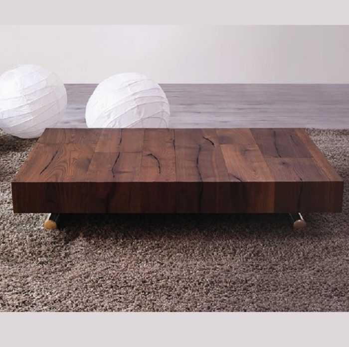 Table relevable Ulisse chêne massif Altacom