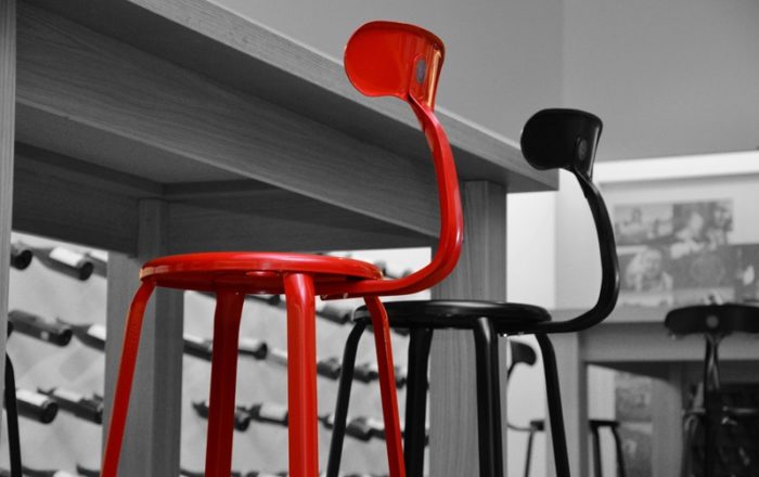 Chaise en métal H45 Chaises Nicolle – Image 2