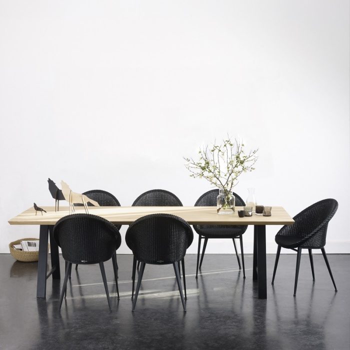 Chaise Jack Vincent Sheppard ( pieds métal) – Image 2