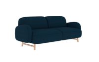canapé auguste Bleu Cobalt