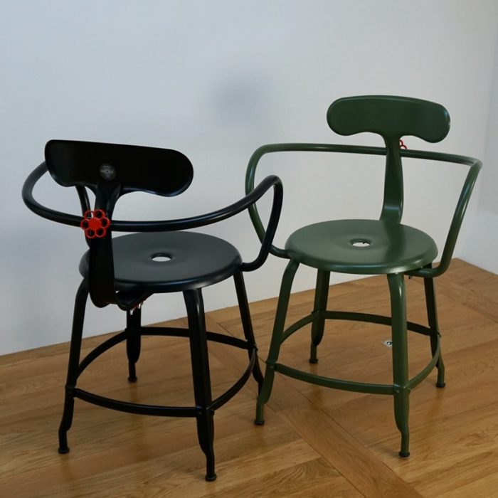 Fauteuil en métal H45 Chaises Nicolle – Image 7
