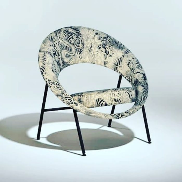 Fauteuil Saturn tissu KOMODO – Image 5