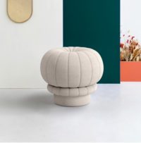 pouf claudie harto perle
