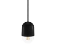 suspension Luce Chêne Teinté Noir