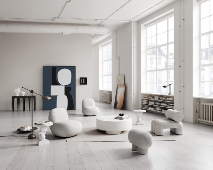 fauteuil Toe Flat Bouclé 101 Copenhagen – Image 2